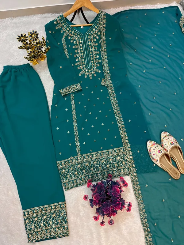 Festival_Special_Designer_Heavy_Embroidery_Sequence_Work_Top_Pant_With_Dupatta_Set_A7094C_P_Green