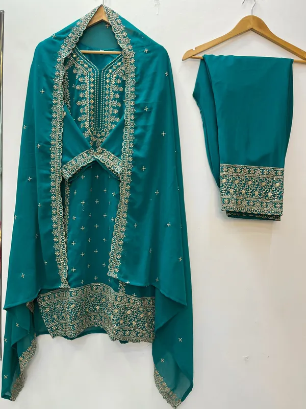 Festival_Special_Designer_Heavy_Embroidery_Sequence_Work_Top_Pant_With_Dupatta_Set_A7094C_P_Green