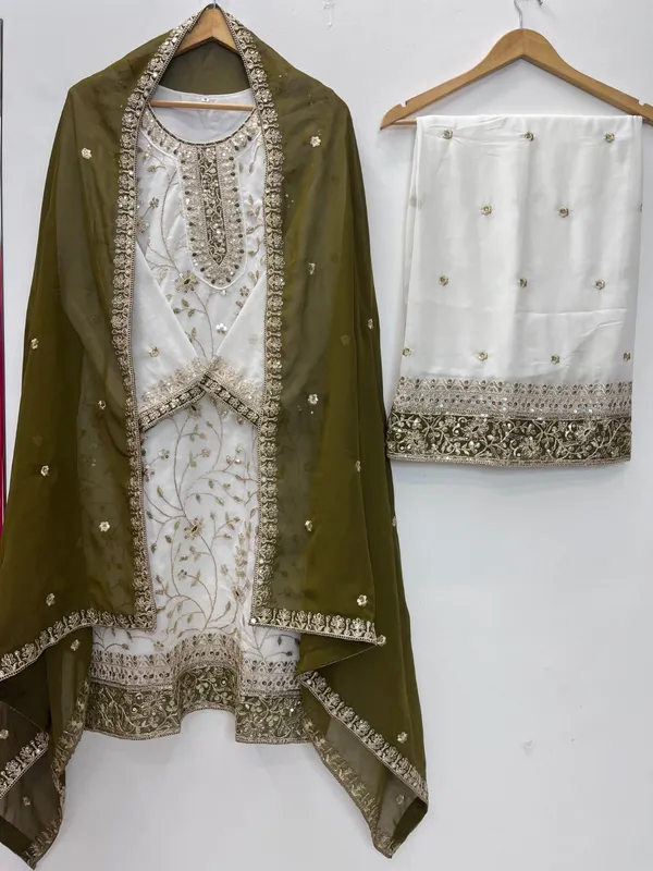 Ivory_Olive_Embroidery_Sequin_Georgette_Kurta_Palazzo_Set_With_Dupatta