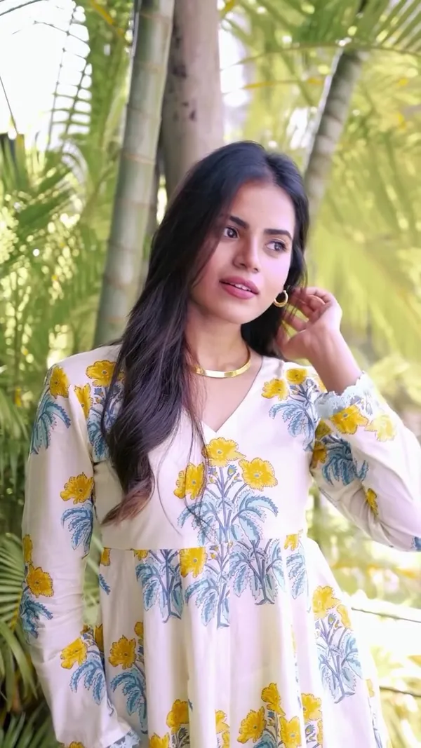 Marigarden_Block_Print_Anarkali_Kurta_Palazzo_Set_With_Dupatta