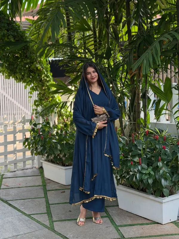 Indigo_Coin_Lace_Anarkali_Kurta_Palazzo_Set_With_Dupatta