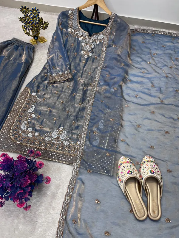 Heavy_Embroidery_Sequence_Work_Fendy_Fabric_Top_Farshi_Palazzo_And_Dupatta_Set