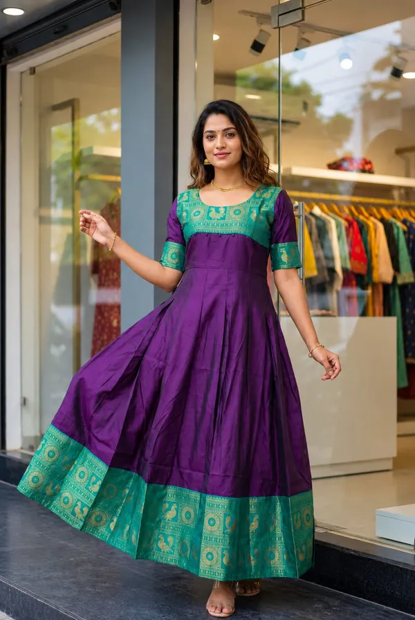 Women's_Royal_Purple_Heavy_Lichi_Silk_Jacquard_Traditional_Gown_Designer_Party_Wear_Ethnic_Gown