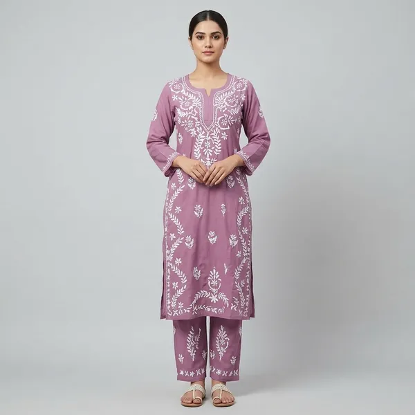 Super_Fashion_Dusty_Pink_Lucknowi_Embroidered_Rayon_Kurta_Palazzo_Set_(M627F)