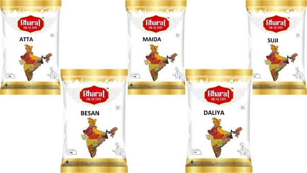Bharat_Helthy_Atta_Maida_Suji_Besan_And_Daliya_Combo_Of_5