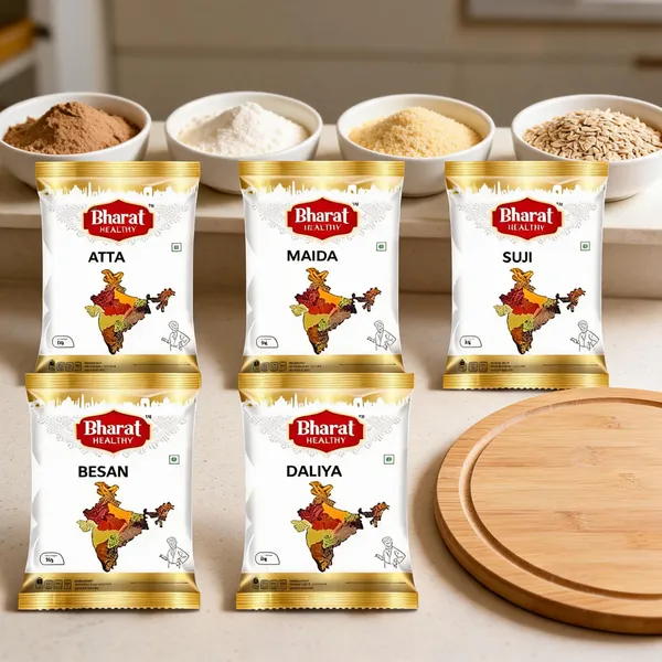 Bharat_Helthy_Atta_Maida_Suji_Besan_And_Daliya_Combo_Of_5