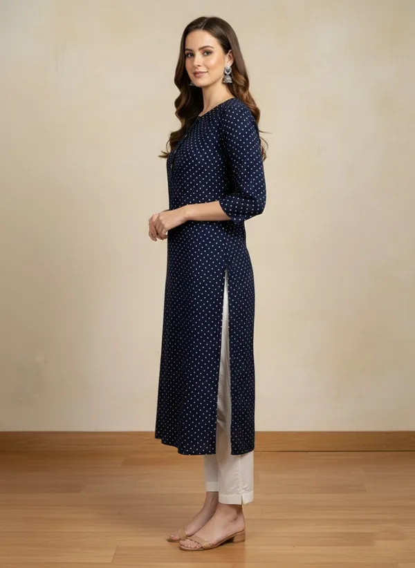 Blue_Rayon_Premium_Kurti_For_Women