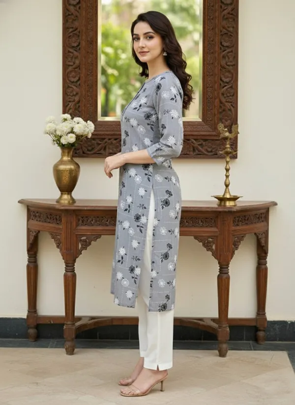 Grey_Cotton_Premium_Kurti_For_Women