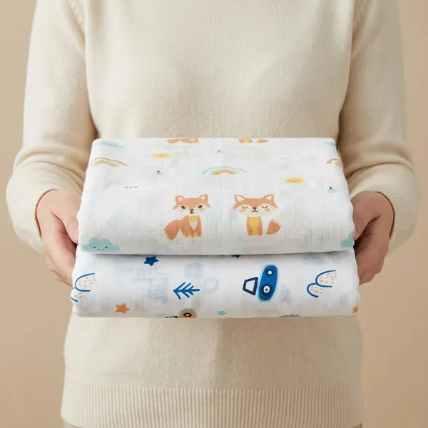 Pack_Of_2_Muslin_Swaddle_For_Babies_100*100_cm