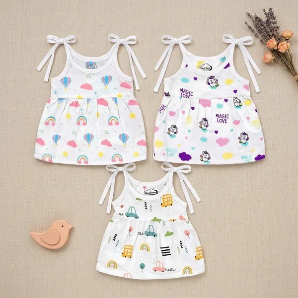 Pack_Of_3_Muslin_Tie_Strap_Frock_(0-3_Months)
