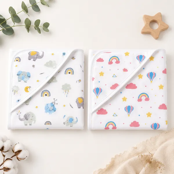 Pack_Of_2_Muslin_Hooded_Towel_For_Babies