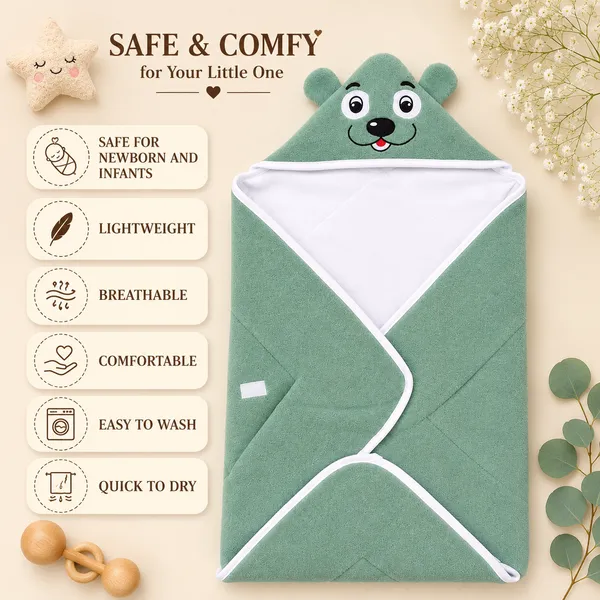 3_Layered_Hooded_Towel_with_Soft_Foam_Padding_-_Terry_Cotton_Fabric