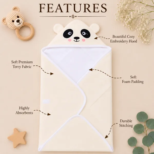 3_Layered_Hooded_Towel_with_Soft_Foam_Padding_-_Terry_Cotton_Fabric