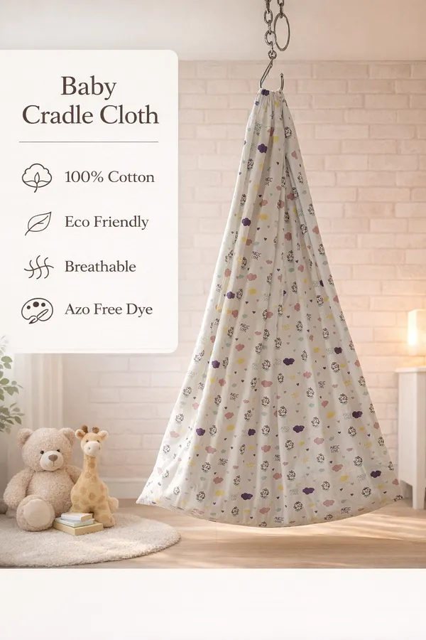 Cradle_Cloth_with_Mosquito_Net_(Coconut_Tree,_Red)