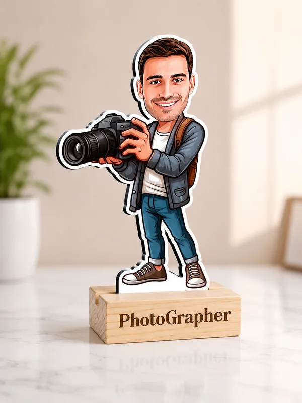 Personalized_Photographer_Caricature_Standee