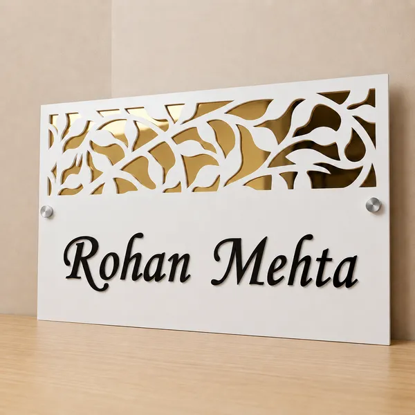 Wood_Mdf_Personalized_Glossy_White_Home_Name_Plate