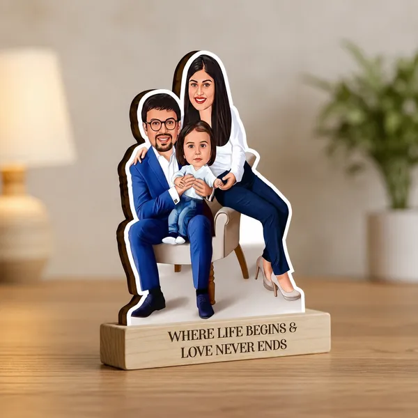 Custom_Family_Cartoon_Caricature_Photo_Standee