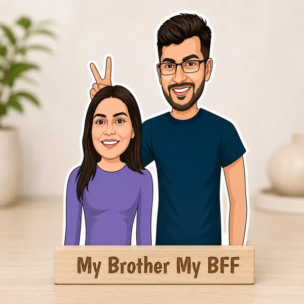 Brother_Sister_Custom_Caricature_Standee