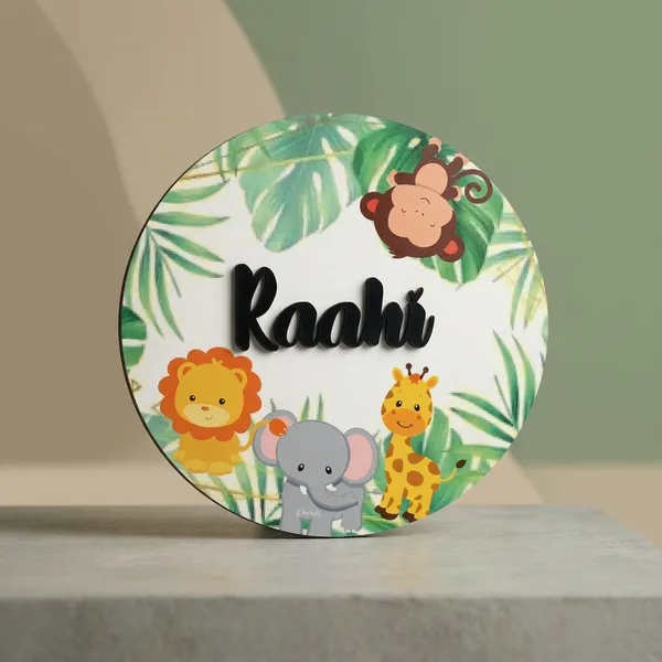 Multicolor_Wood_Mdf_Animal_Kingdom_Kids_Room_Name_Plate