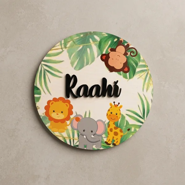 Multicolor_Wood_Mdf_Animal_Kingdom_Kids_Room_Name_Plate