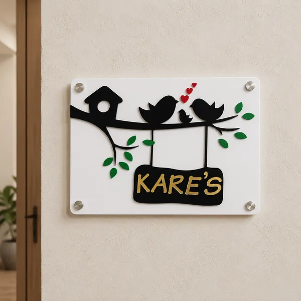 Acrylic_Nature_Birds_Nest_Embossed_Letters_Name_Plate