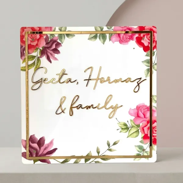 Acrylic_Floral_Square_Pink_Personalized_Name_Plate