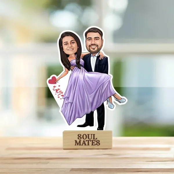 Wedding_Couple_Personalised_Caricature_Standee