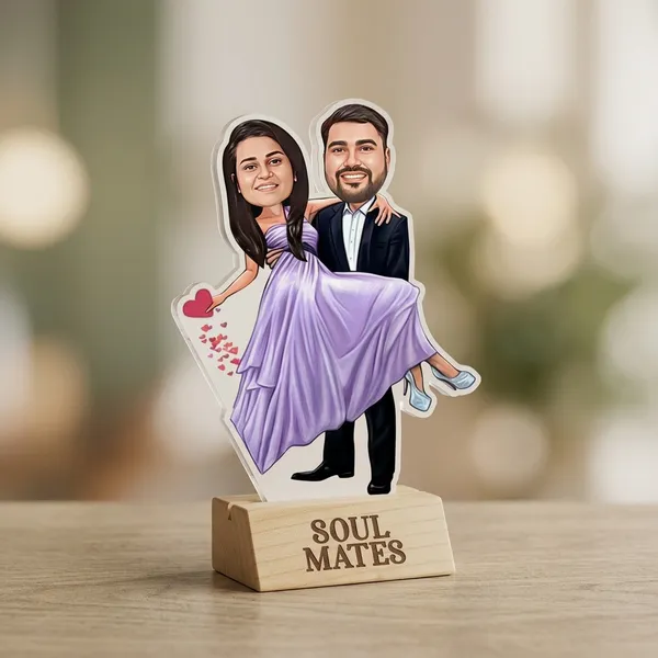 Wedding_Couple_Personalised_Caricature_Standee