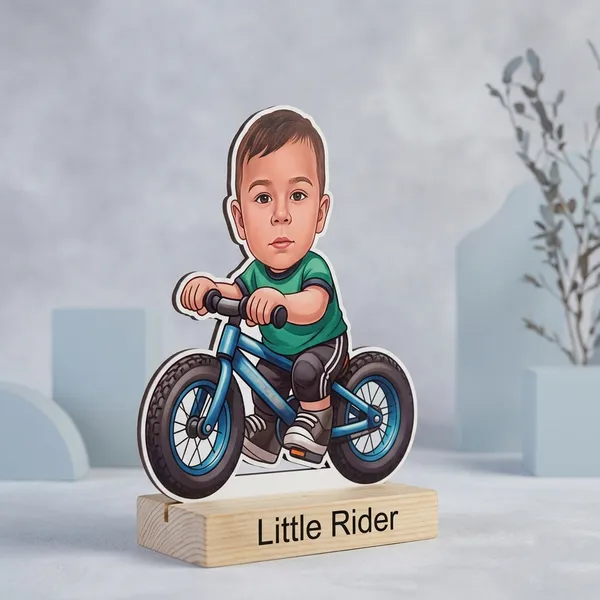 Little_Rider_Kids_Personalized_Caricature_Standee