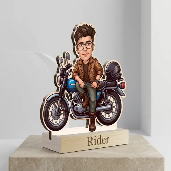 Motorbike_Rider_Cool_Boy_Personalized_Caricature_Standee