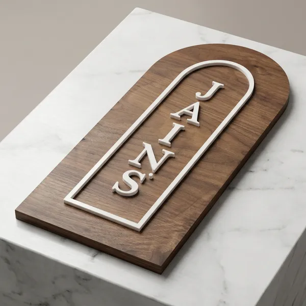 Acrylic_Wood_Arched_3D_Letter_Doctor_Office_Name_Plate