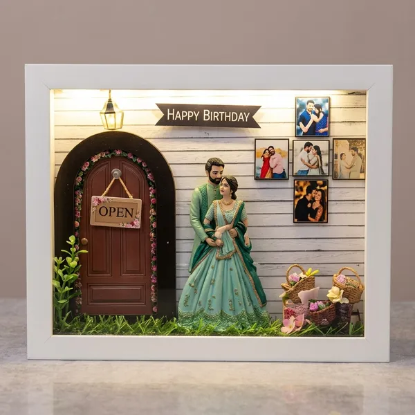 Birthday_Miniature_3D_LED_Box_Frame