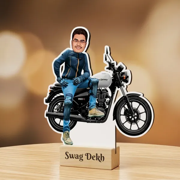 Biker_Swagger_Man_Custom_Caricature_Standee