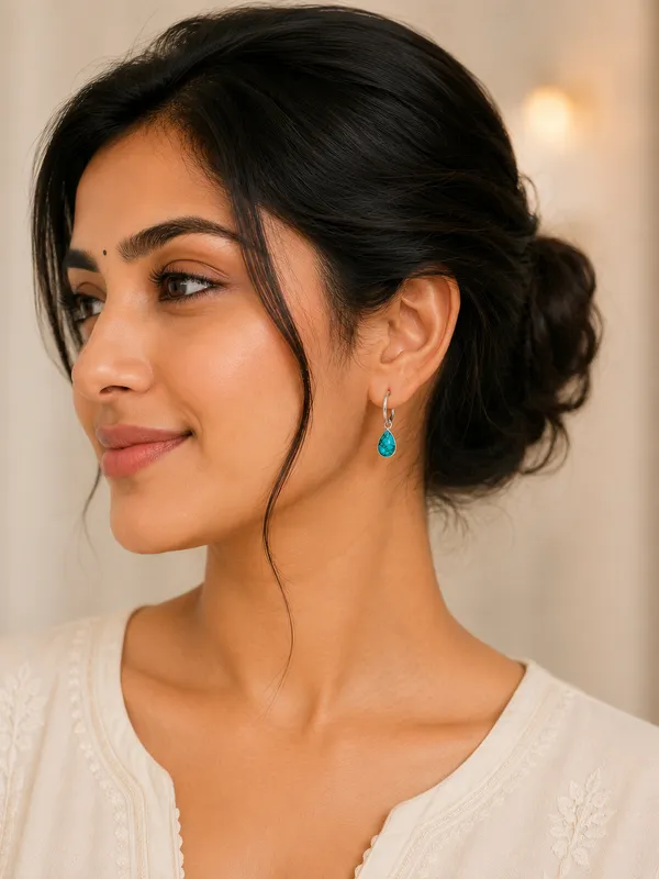 Turquoise_Charm_Hoop_Earrings