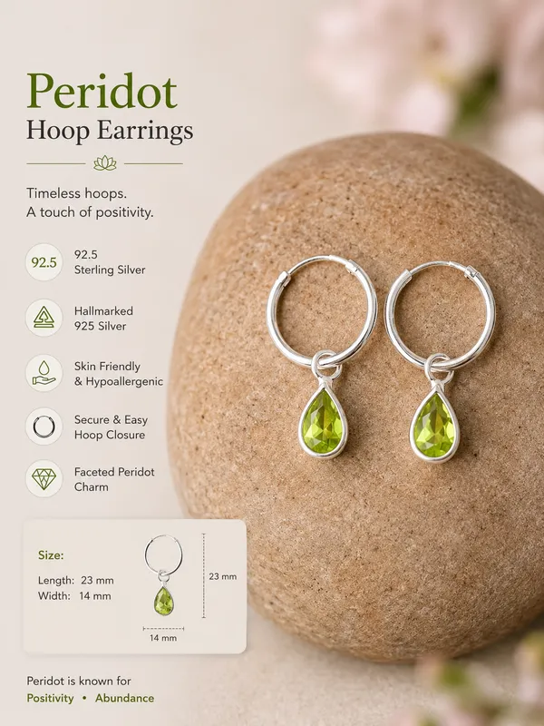 Aster_Peridot_Teardrop_Hoop_Earrings