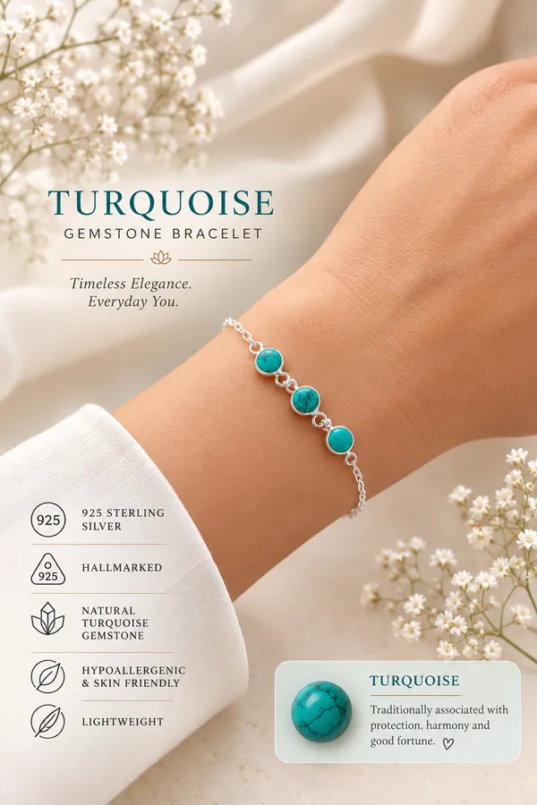 Amara_Tri_Stone_Turquoise_Bracelet