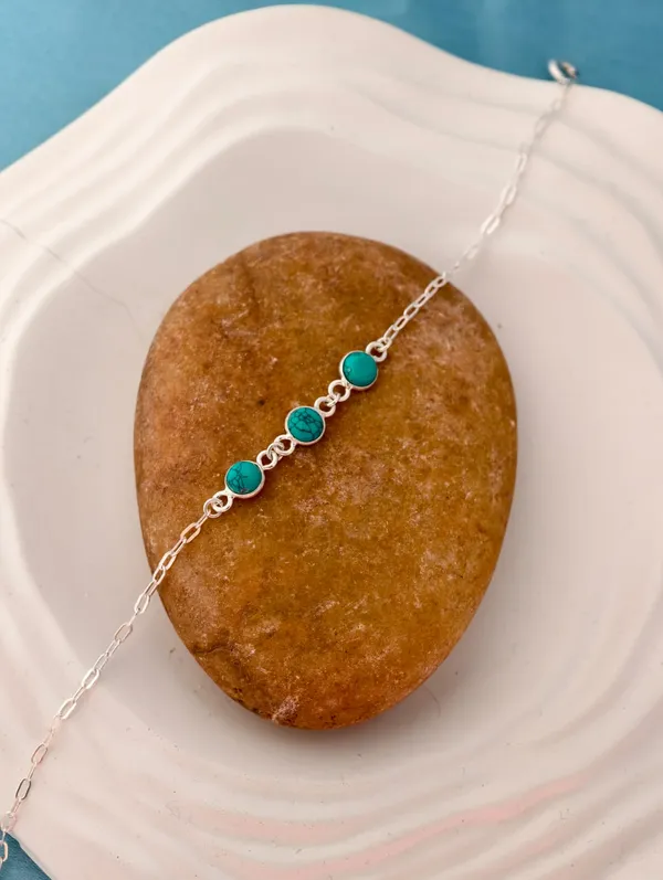 Amara_Tri_Stone_Turquoise_Bracelet