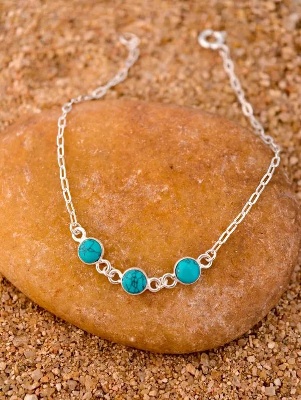 Amara_Tri_Stone_Turquoise_Bracelet