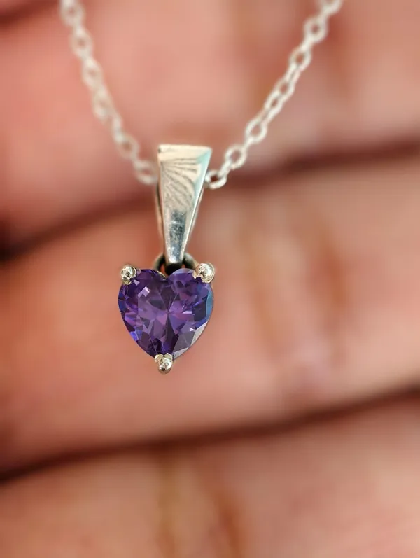 Purple_Heart_CZ_Pendant_(Without_Chain)