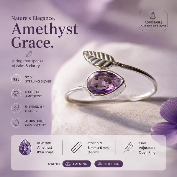 Amethyst_Leaf_Adjustable_Ring