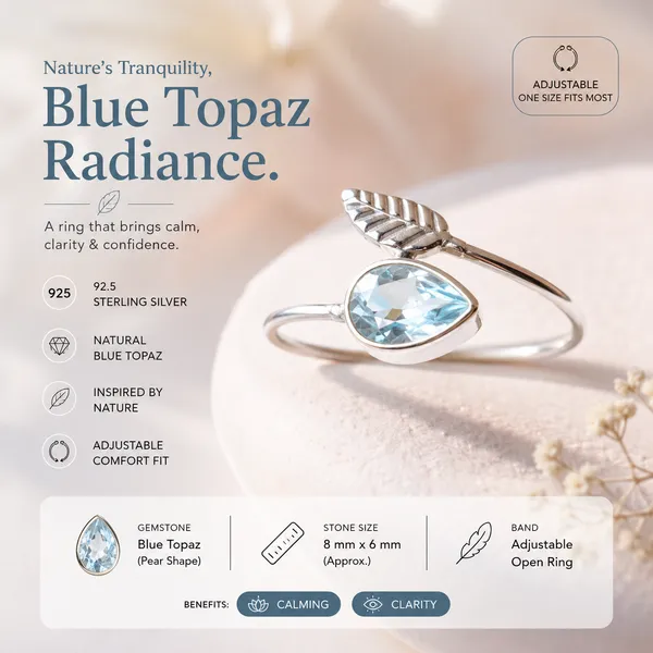Blue_Topaz_Leaf_Adjustable_Ring