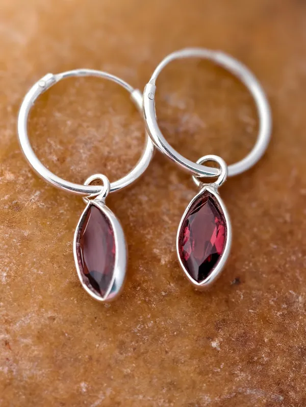 Luna_Garnet_Marquise_Hoop_Earrings