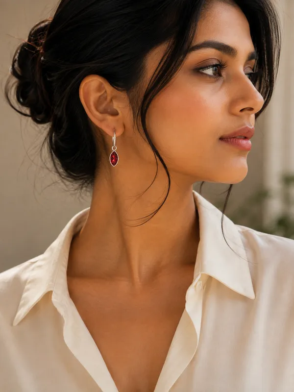 Luna_Garnet_Marquise_Hoop_Earrings