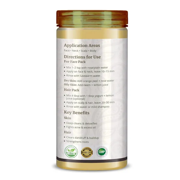 Multani_Mitti_Powder_For_Face_Pack_Glowing_Skin_100_Pure_Fuller_S_Earth_Clay_For_Acne_Tan_Removal_Oil_Control_Natural_Herbal_Face_Mask_250g(Pack_Of_2)