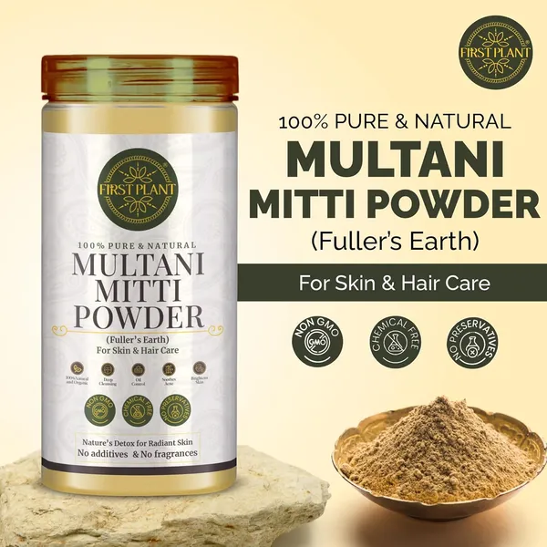 Multani_Mitti_Powder_For_Face_Pack_Glowing_Skin_100_Pure_Fuller_S_Earth_Clay_For_Acne_Tan_Removal_Oil_Control_Natural_Herbal_Face_Mask_250g(Pack_Of_2)