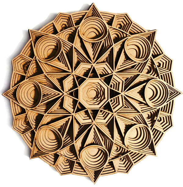MC-126-3D_Wall_Art-Round