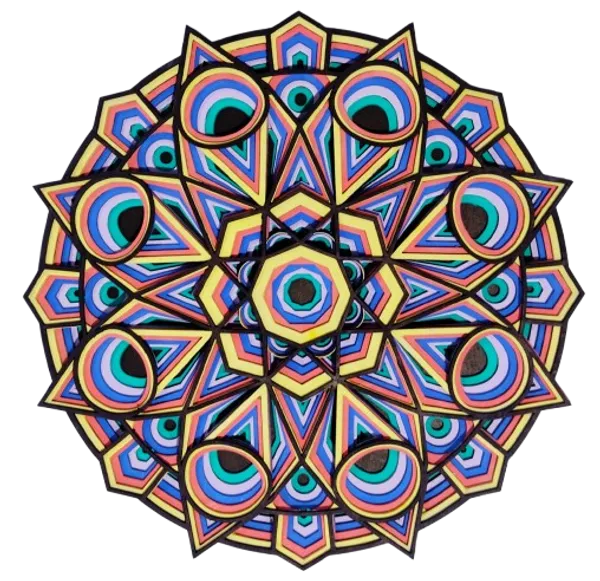 MC-126-3D_Wall_Art-Round