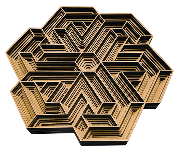 MC-139-3D_Wall_Art-Hexagon