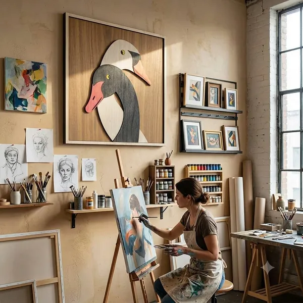 MC-174-Swan-Wall_Art-Square