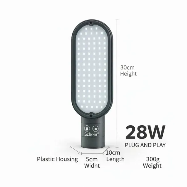 Schein_28W_Street_Light_120_Led_Day_Night_Sensor_Street_Light_Outdoor_Lamp_(Black)